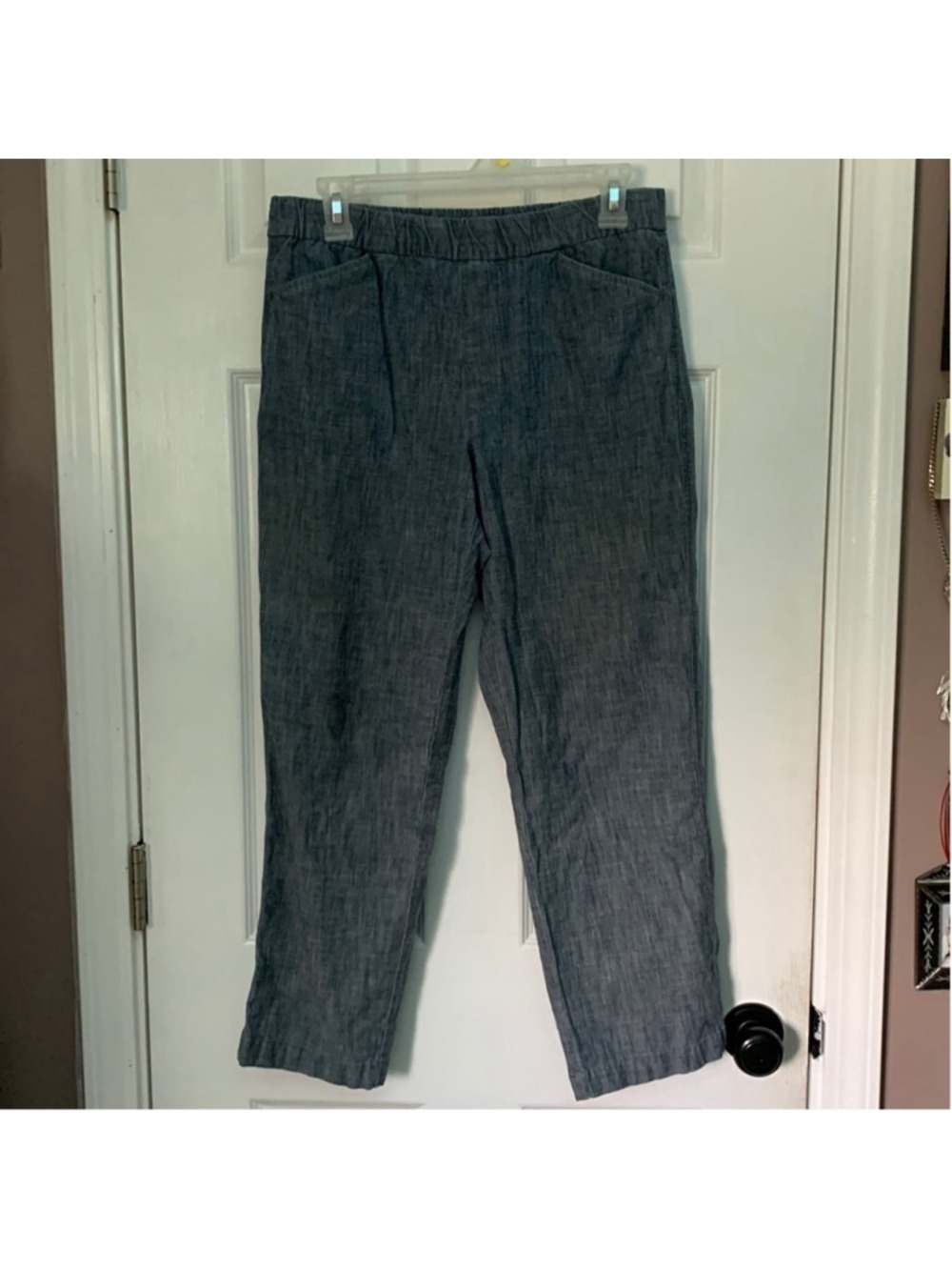 Lands End Lightweight denim look pants